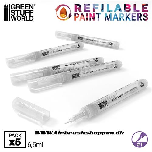 Fyld selv malingstusch Refillable paint pen 1 GSW